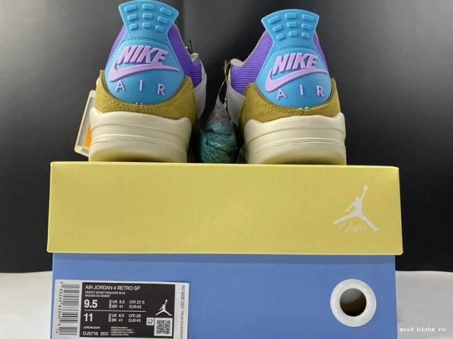 Moss 4 Air SP Jordan x Union DJ5718-300 Desert 0807